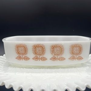 Federal glass baking dish